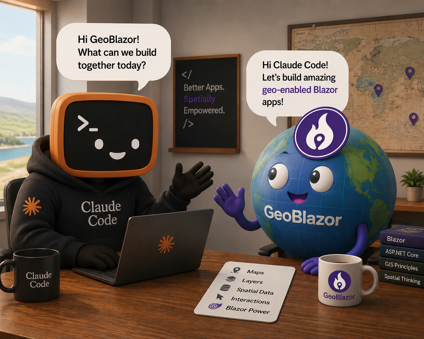 From Plain English to GIS App: Building with Claude Code and GeoBlazor