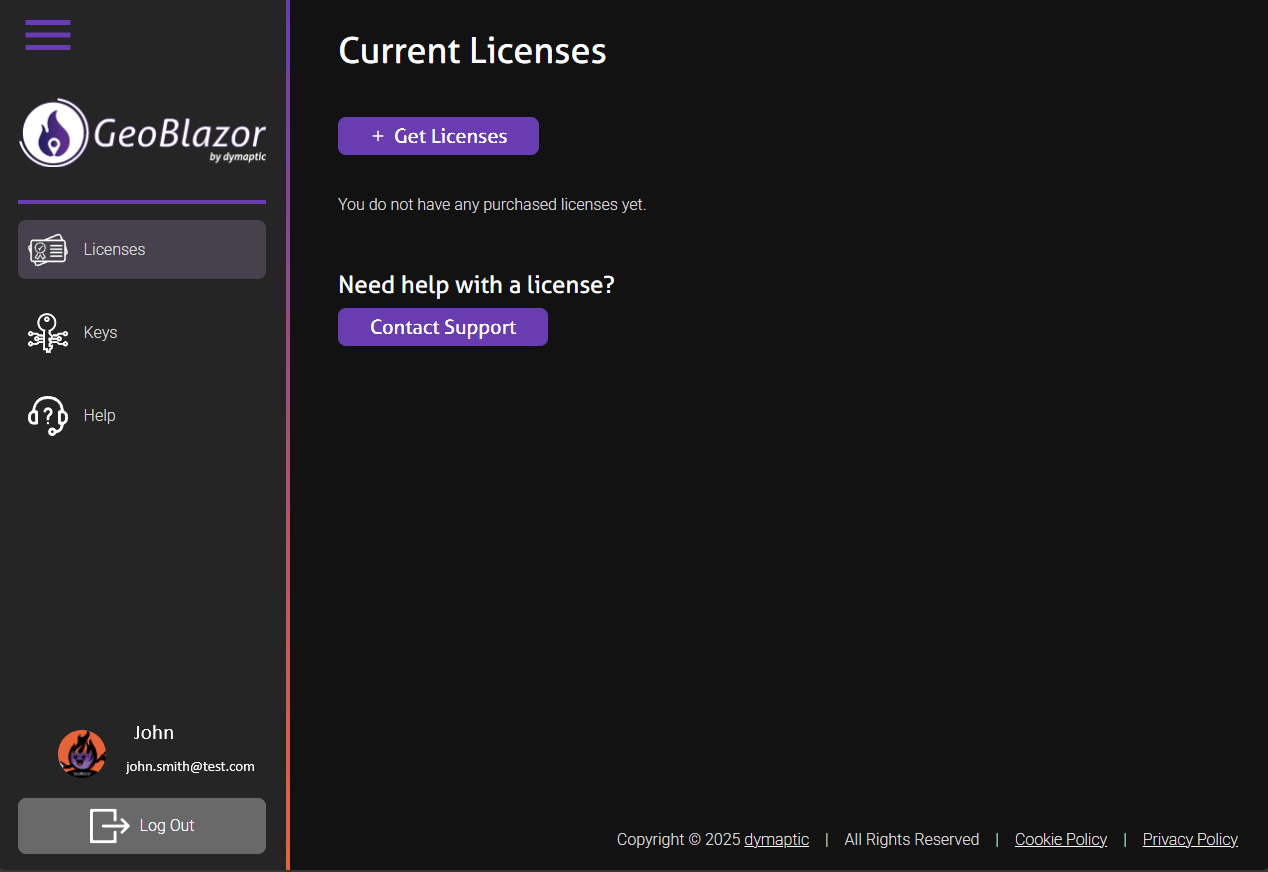 Get Licenses