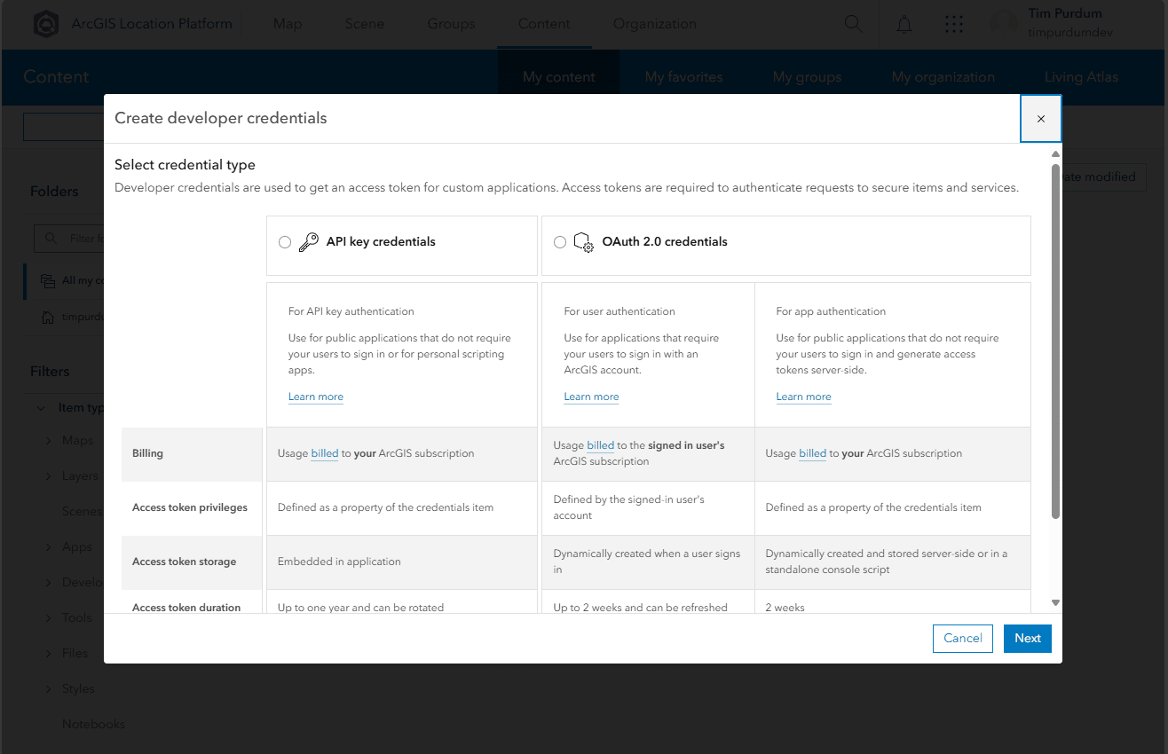 Create an API Key