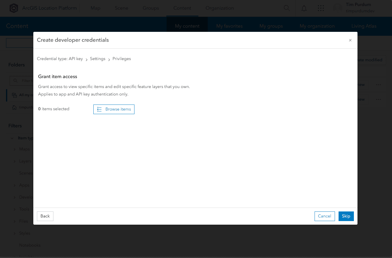 API Key Data Access
